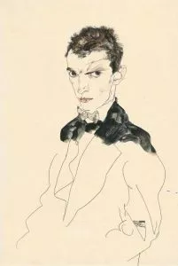 Egon Schiele Selbstportraet 1912