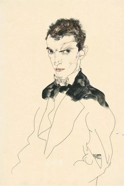 Egon Schiele Selbstportraet 1912