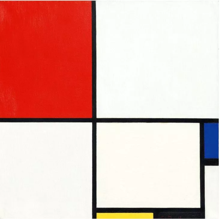 Piet Mondrian Composition No3 1929 61 X 61 Cm Oil On Canvas