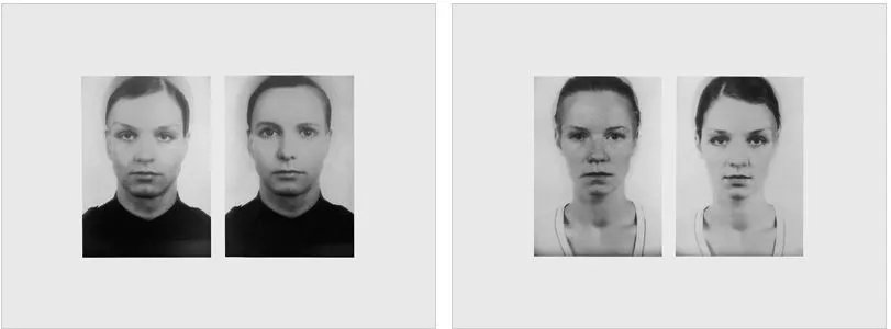 Thomas Ruff Andere Doppleportraits Other Duble Portraits 1996