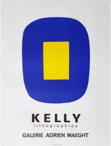 Ellsworth Kelly Exhibition Poster Galerie Maeght